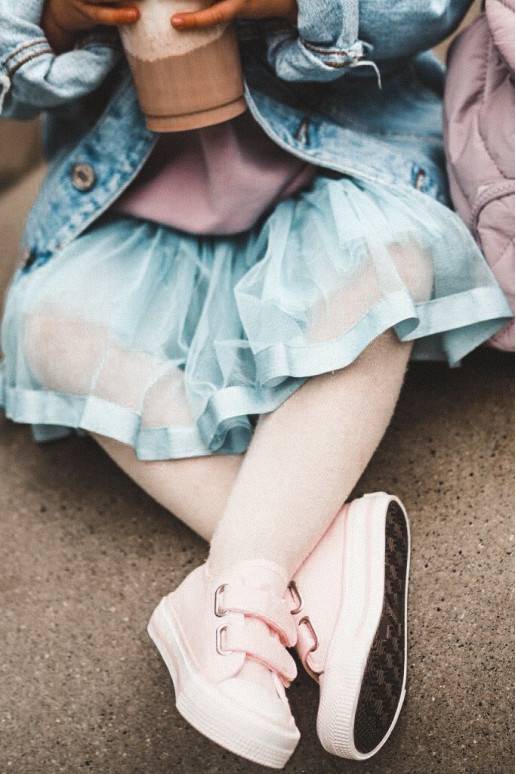 Bērnu brīvā laika apavi ar lipīgām aizdarēm BIG STAR HH374099 Rozā krāsas