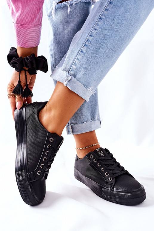 Sieviešu apavi ar platformu BIG STAR II274345 melnas krāsas