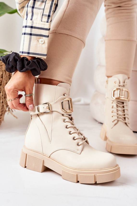 siltināti zābaki  smilšu krāsas Maybelle