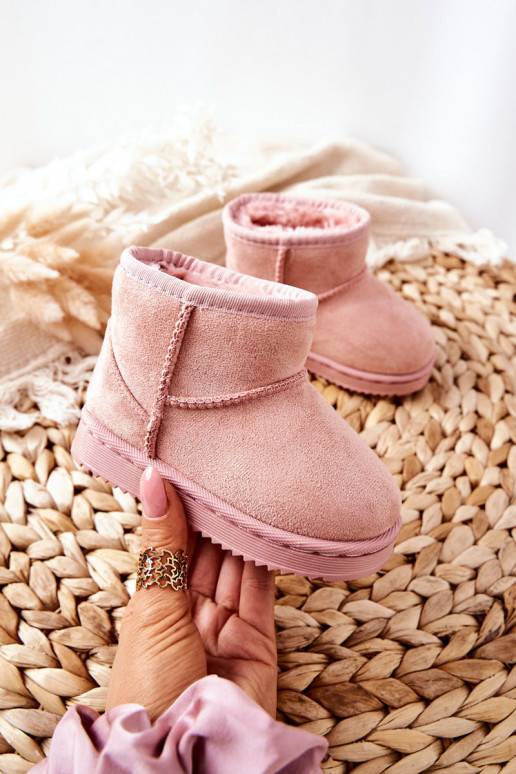 Bērnu ziemas apavi Rozā krāsas Gooby