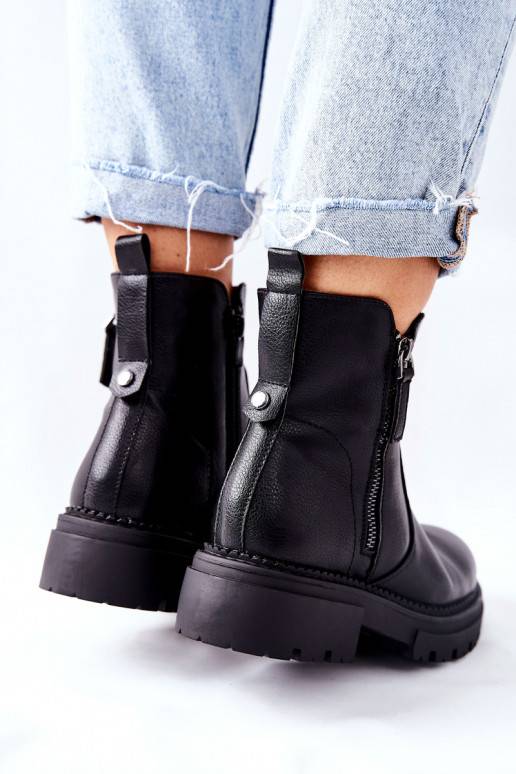 Puszābaki Z ar rāvējslēdzējiemami melnas krāsas Silvan