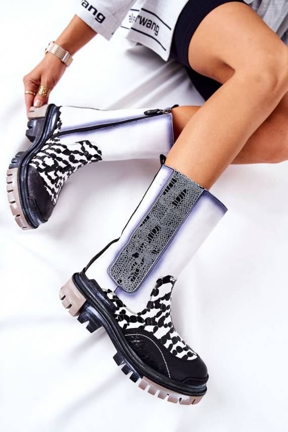    Sieviešu puszābaki  -baltas krāsas 05141-11