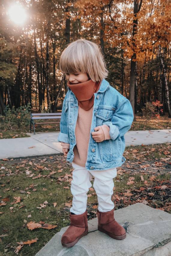 Bērnu ziemas apavi brūnas krāsas Gooby