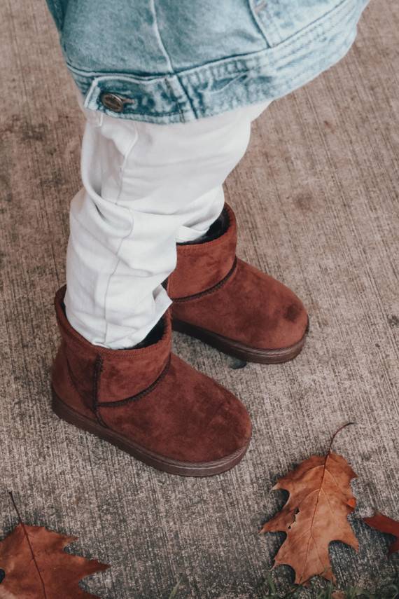 Bērnu ziemas apavi brūnas krāsas Gooby