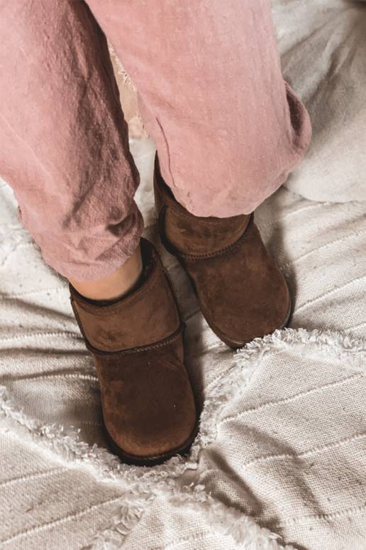 Bērnu ziemas apavi brūnas krāsas Gooby Bērnu ziemas apavi brūnas krāsas Gooby