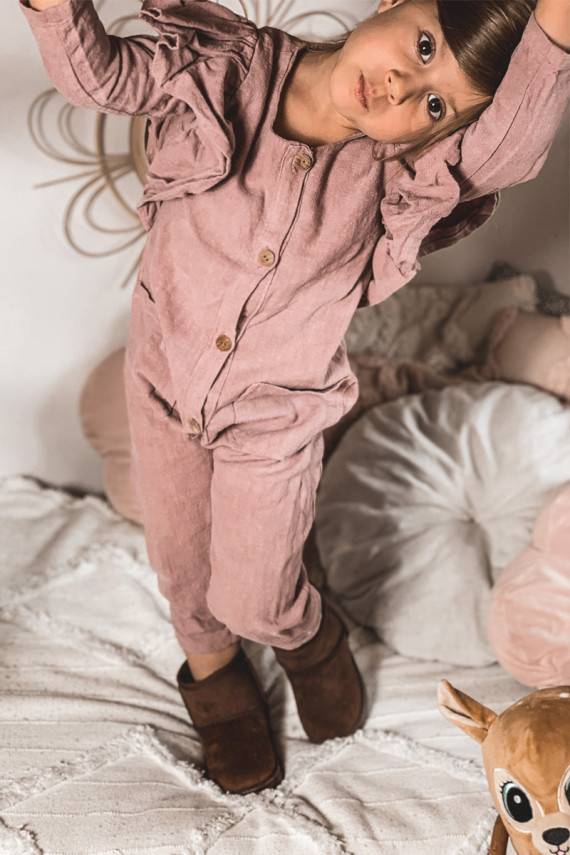 Bērnu ziemas apavi brūnas krāsas Gooby