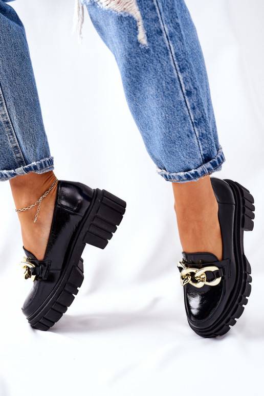   apavi  Dabīgas ādas melnas krāsas Laura Messi 2339