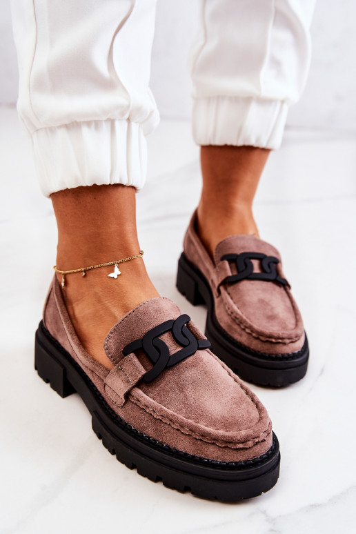 zamšādas apavi  ar ornamentiem La.Fi  Laurene