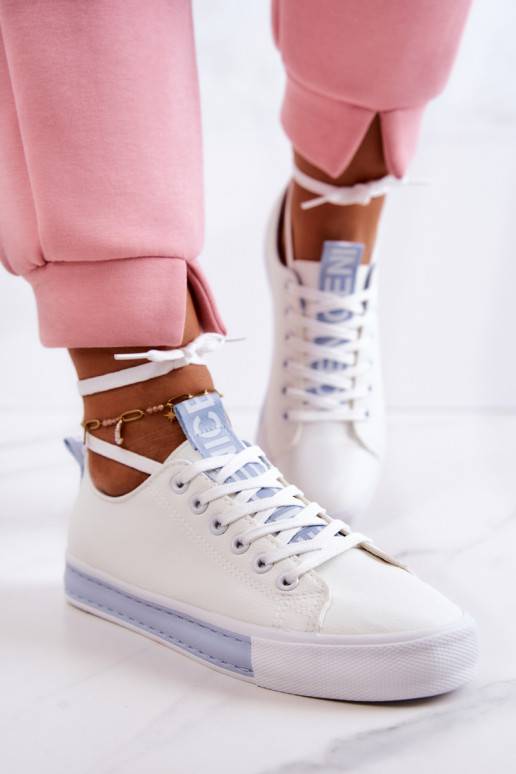 Stilīgi sporta apavi  Baltas-Zilas krāsas Mikayla