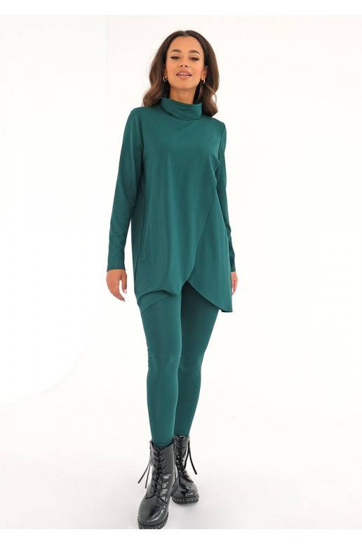 Green rayon overblouse
