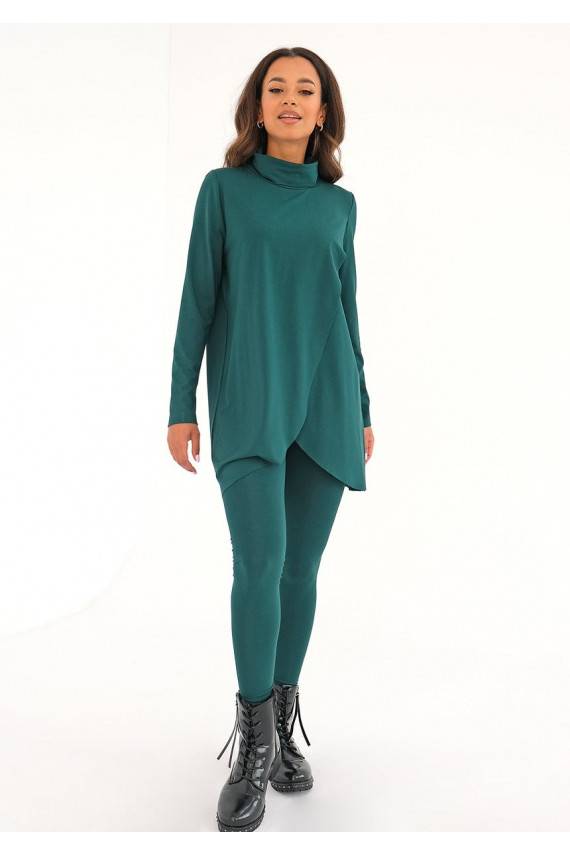 Green rayon overblouse