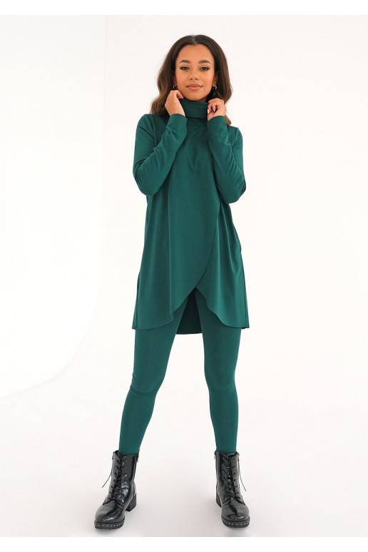 Green rayon overblouse