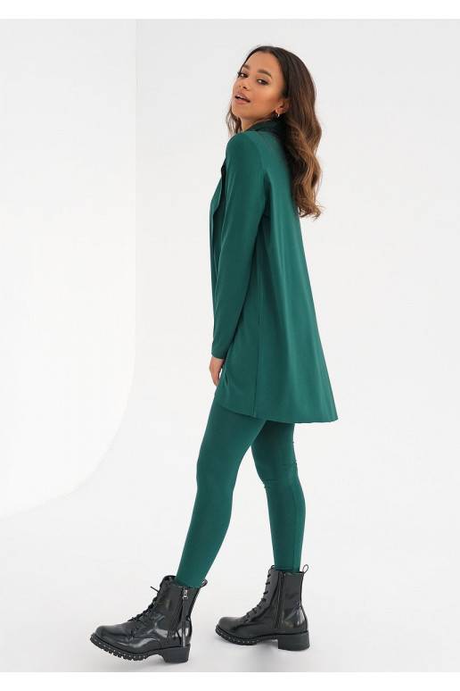 Green rayon overblouse