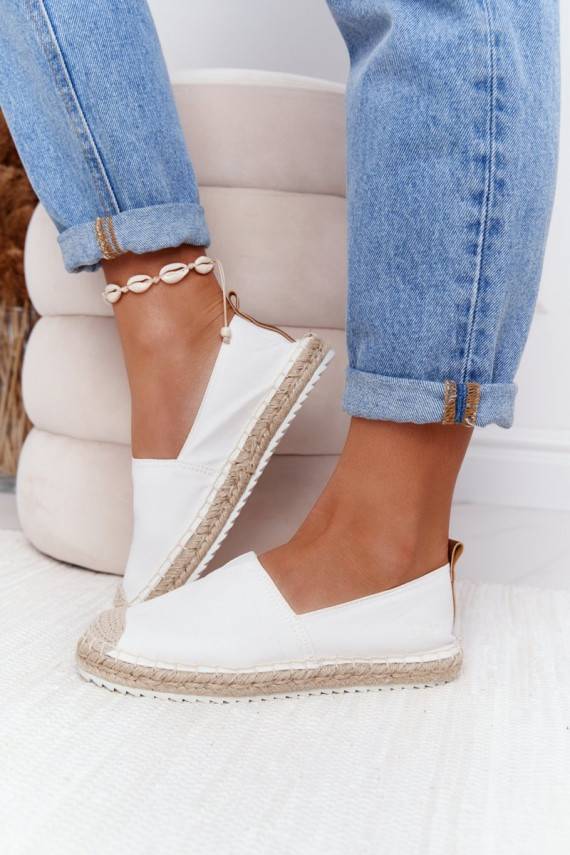 espadrilles  Big Star HH274493 baltas krāsas