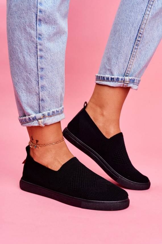 Sporta apavi Slip-on melnas krāsas Big Star FF274A609