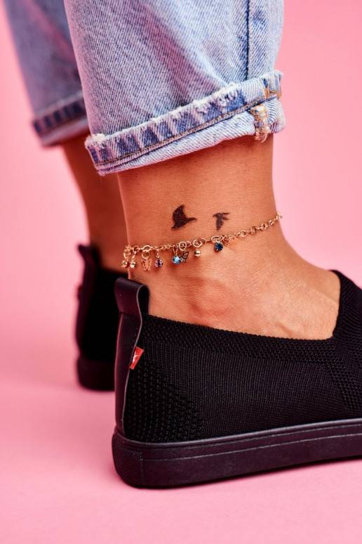   Sporta apavi Slip-on melnas krāsas Big Star FF274A609