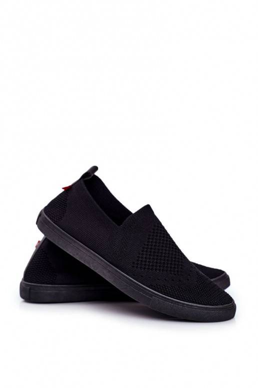 Sporta apavi Slip-on melnas krāsas Big Star FF274A609