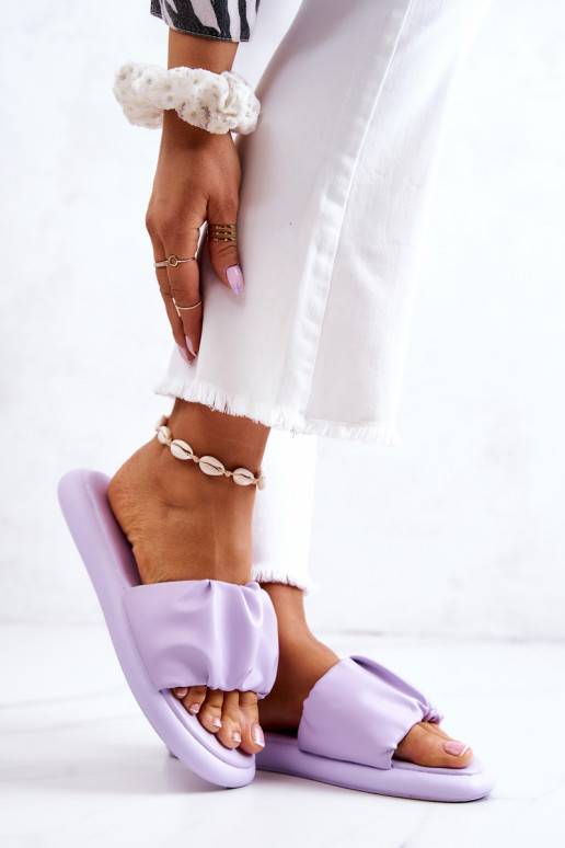  Klasiska modeļa Čības violetās krāsas Feline