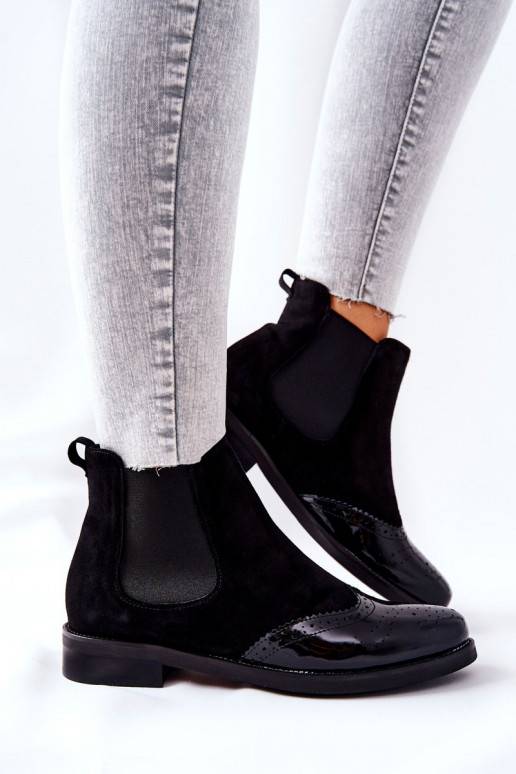    Sieviešu puszābaki Laura Messi melnas krāsas 2096