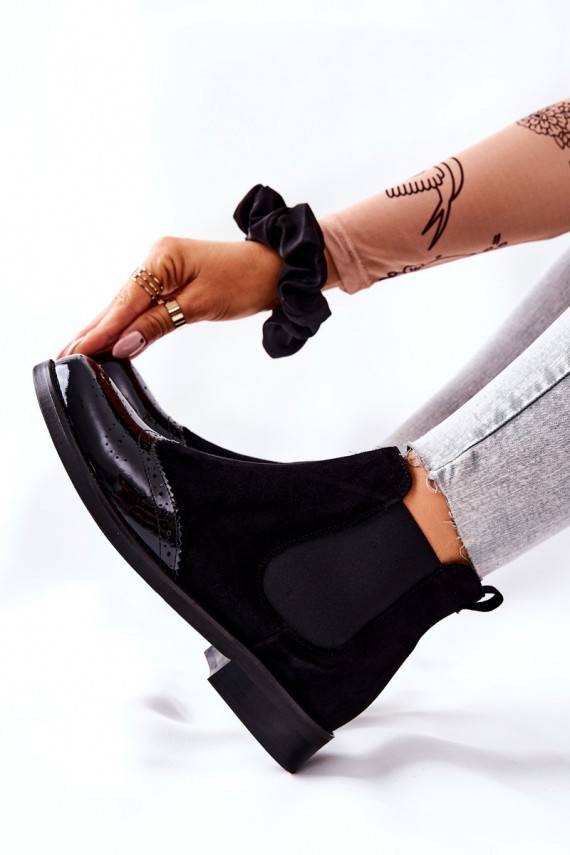    Sieviešu puszābaki Laura Messi melnas krāsas 2096