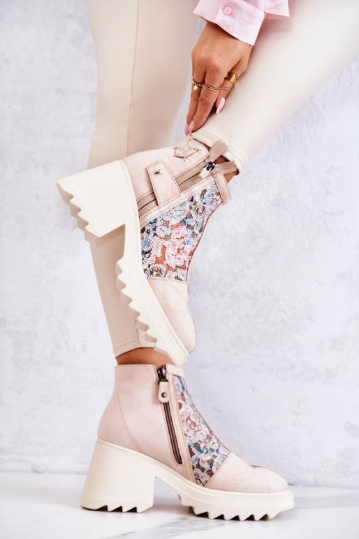   Sieviešu puszābaki smilšu krāsas 05325-04