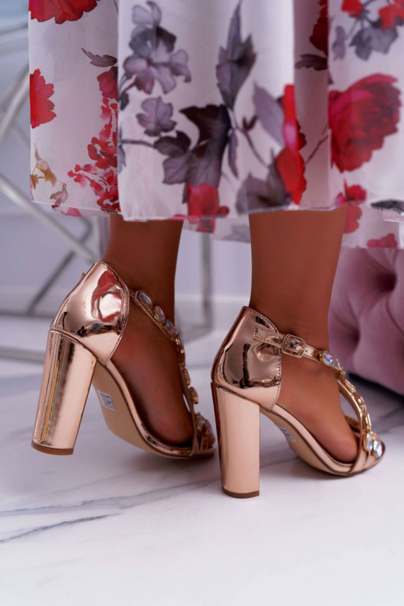 Sieviešu basenes Lu Boo Zelta krāsas 8258-1 Vernee