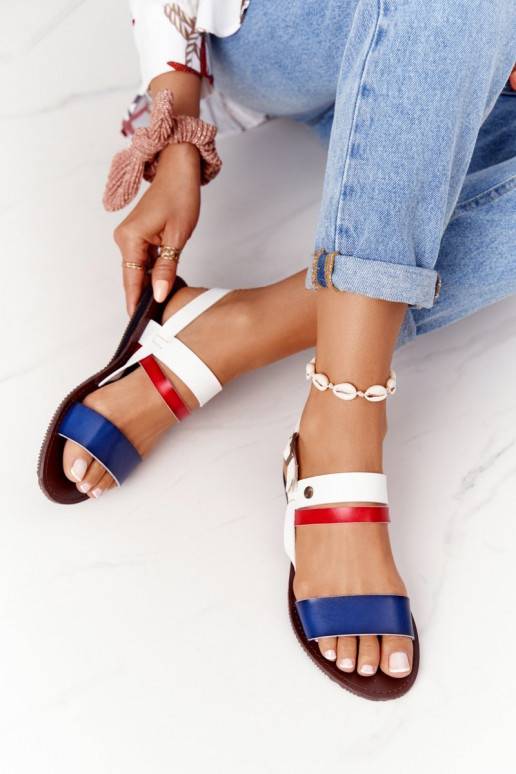 līdzenas zoles basenes Zilas krāsas-baltas krāsas Doris līdzenas zoles basenes Zilas krāsas-baltas krāsas Doris