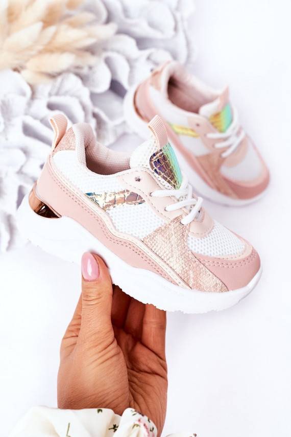Bērnu apavi Sneakers modeļa apavi Rozā krāsas Game Time