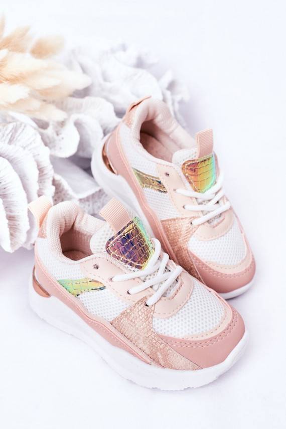 Bērnu apavi Sneakers modeļa apavi Rozā krāsas Game Time