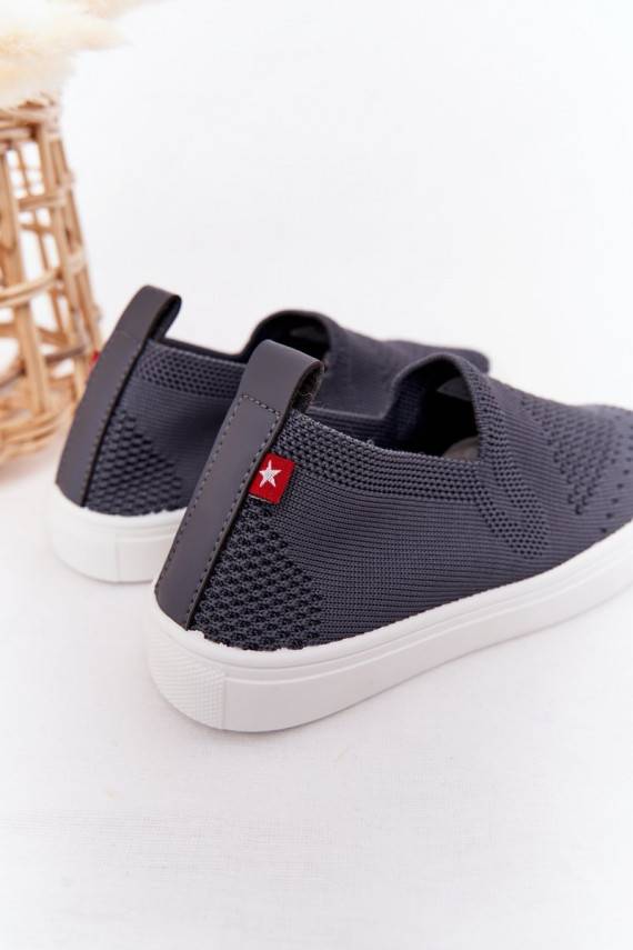 Bērnu apavi  Sporta apavi Slip-On Big Star HH374104 Pelēkas krāsas