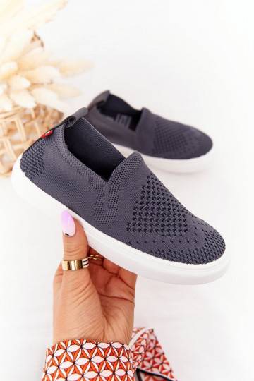 Bērnu apavi  Sporta apavi Slip-On Big Star HH374104 Pelēkas krāsas