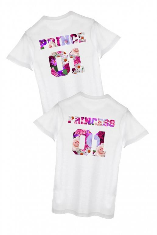 T-kreklu komplekts  Prince 01 &amp; Princess 01 flo