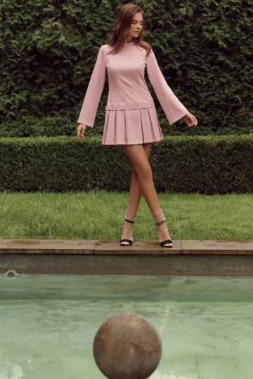 Kokteiļkleita rozā krāsā no...