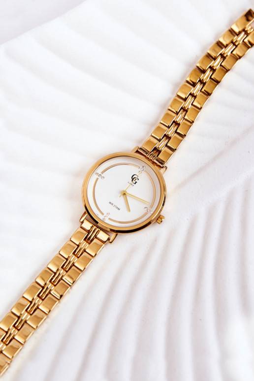 Sieviešu pulkstenis GG Luxe Zelta krāsas 