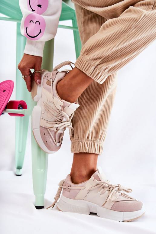 Sneakers modeļa apavi Sportiska stila apavi   brūnas krāsas Someday