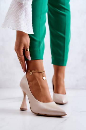 Kurpes  Shoes 3181 smilšu krāsas 2