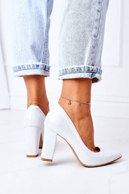 Satina auduma Kurpes  Shoes 2453 Sudraba krāsas