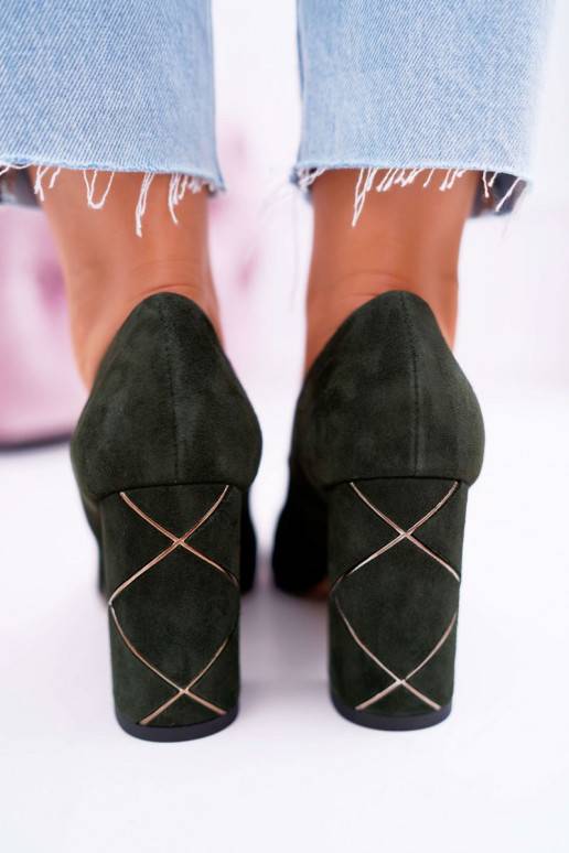 Kurpes   Laura Messi zamšādas Zaļas krāsas 2050 Tiffany