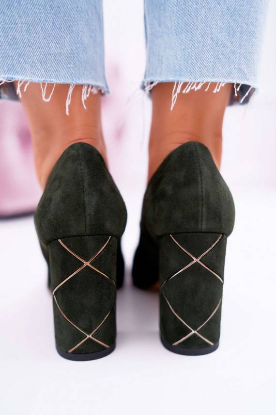 Kurpes   Laura Messi zamšādas Zaļas krāsas 2050 Tiffany