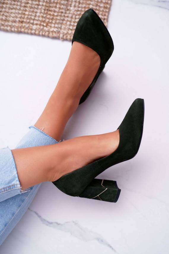 Kurpes   Laura Messi zamšādas Zaļas krāsas 2050 Tiffany