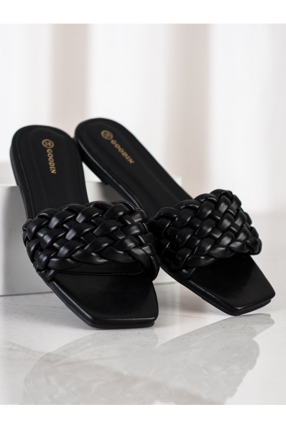 Rakstiani Čības no eko ādas 