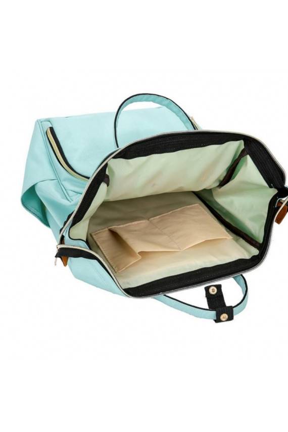 Torba, organizer do wózka pikowany plecak dla mamy melnā krāsā PLM10CZ