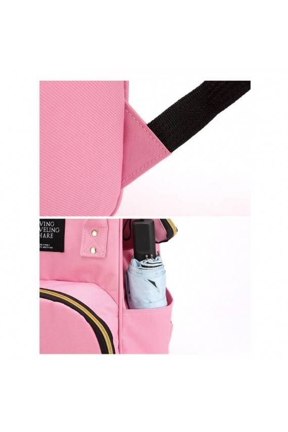 Torba, organizer do wózka pikowany plecak dla mamy melnā krāsā PLM10CZ