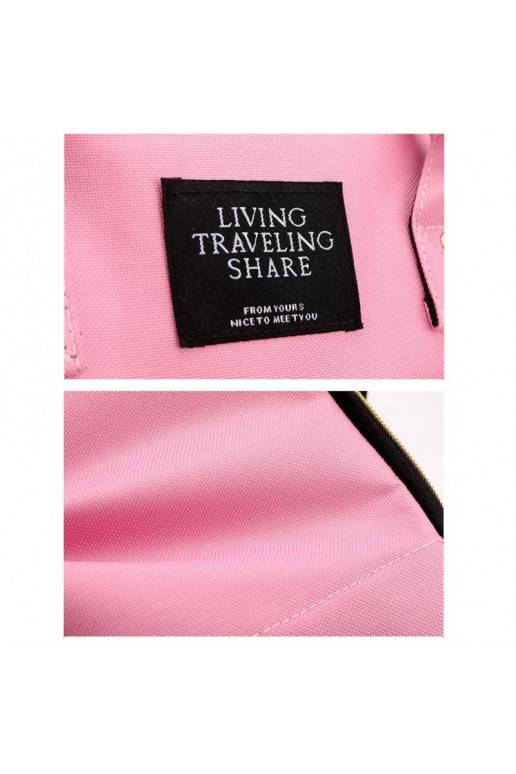 Torba, organizer do wózka pikowany plecak dla mamy melnā krāsā PLM10CZ