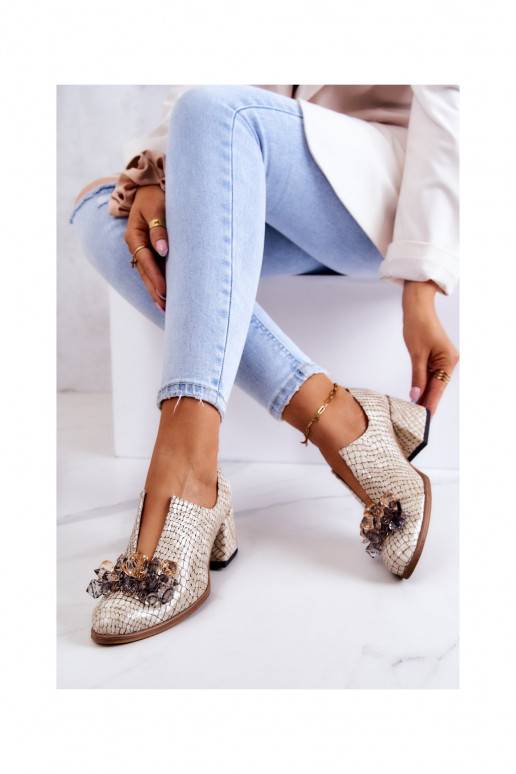 Apavi Mozaika bordo krāsas Delaver