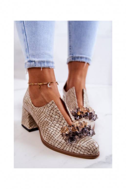 Apavi Mozaika bordo krāsas Delaver