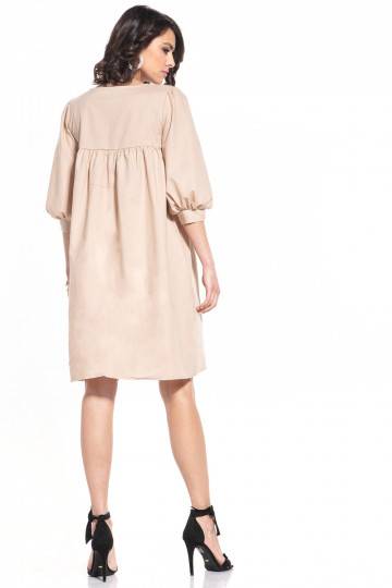 Tessita pūkaina krēma kleita 2