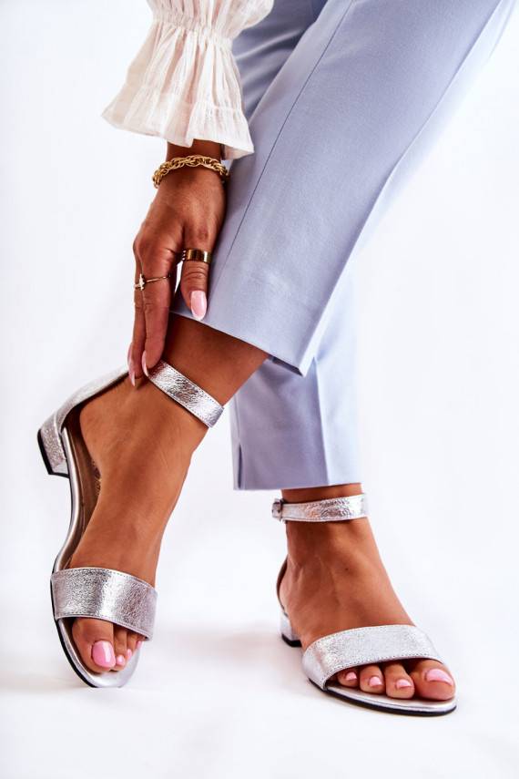     sandales Sudraba krāsas Shanley