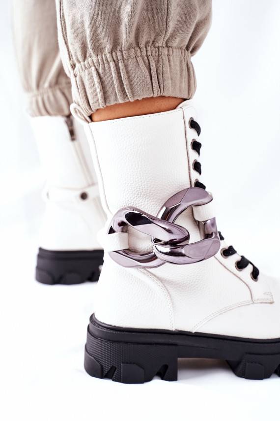 S. Barski Sieviešu puszābaki baltas krāsas no Jensen