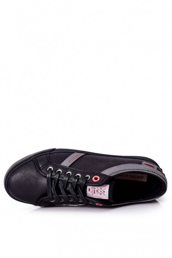 vīriešiem brīvā laika apavi Cross Jeans II1R4004C melnas krāsas